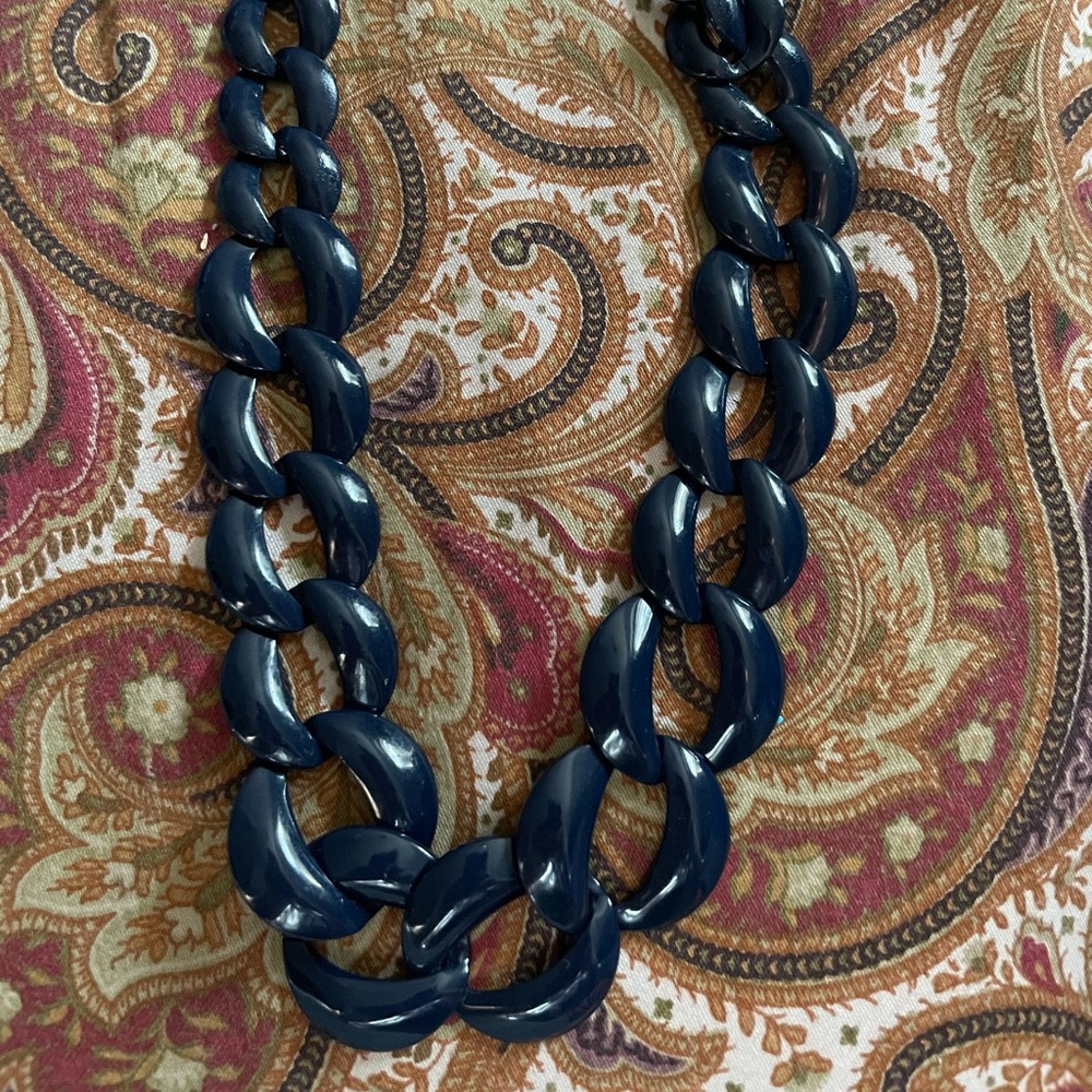 Blue necklace